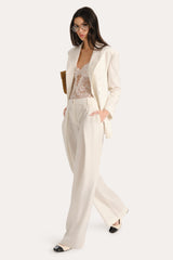 Naomi Linen Balloon Pants | Elie Tahari FRESH PEARL