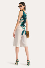 Tina Linen Bermuda Shorts | Elie Tahari FRESH PEARL