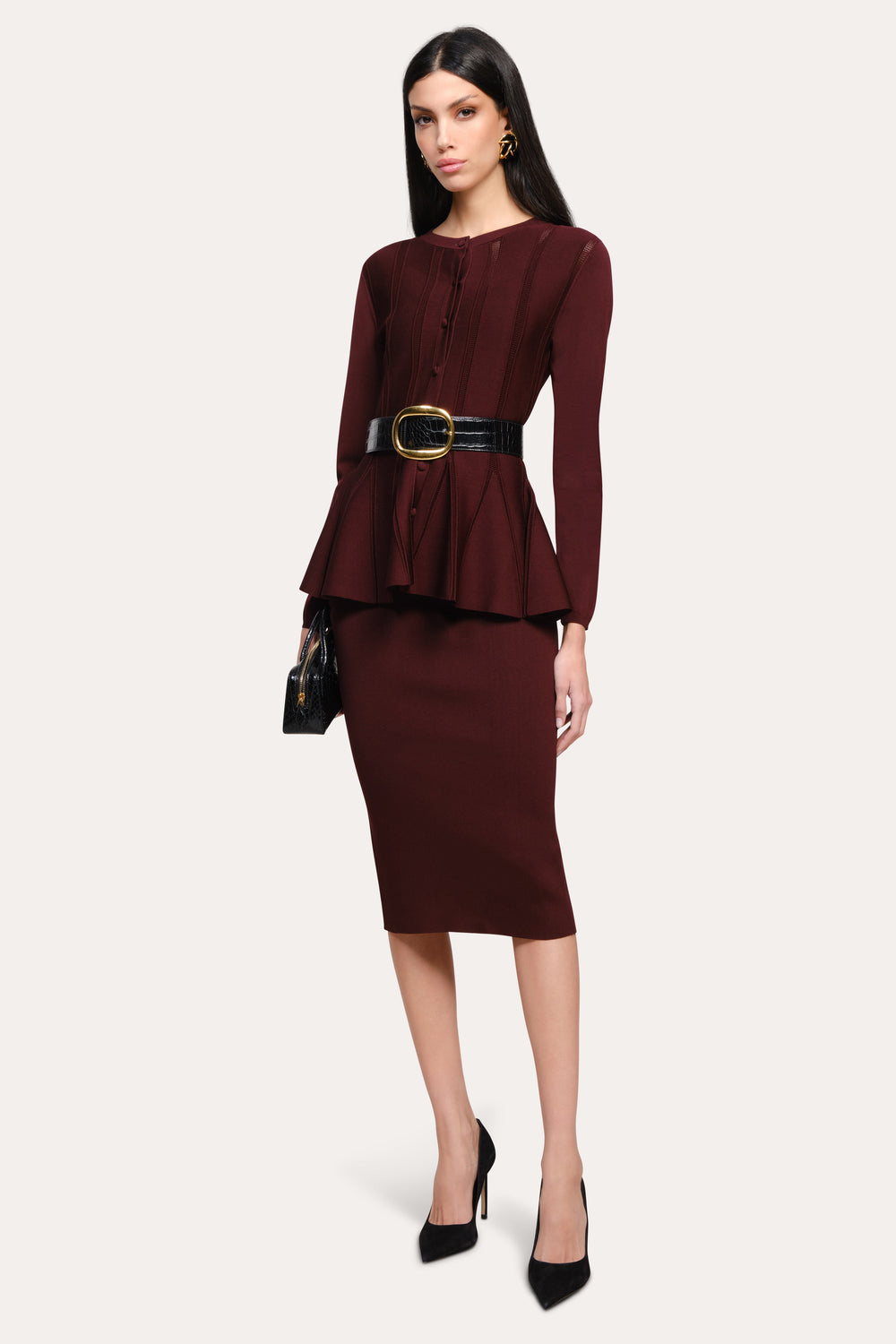 Valerie Milano Pointelle Jacket | Elie Tahari SIENNA