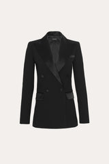 Roxy Japanese Crepe Tuxedo Jacket | Elie Tahari BLACK
