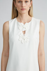 Flower Shift Dress | Elie Tahari FOAM