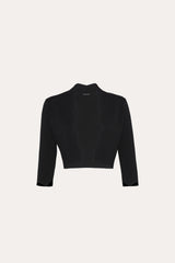 Scallop Cardigan | Elie Tahari BLACK