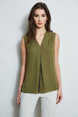 Chain Pleat Shirt | Elie Tahari THYME
