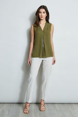 Chain Pleat Shirt | Elie Tahari THYME