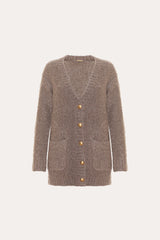 Boucle Merino Cardigan | Elie Tahari PORCINI