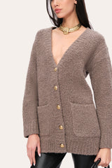 Boucle Merino Cardigan | Elie Tahari PORCINI