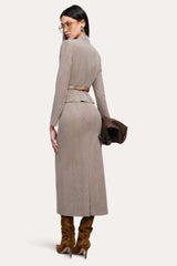 Pamela Bouclé Tailored Blazer | Elie Tahari BROWN MELANGE