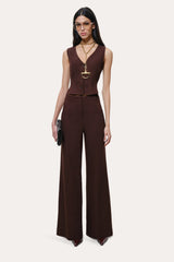 Zoë Fiamatto Flare Pant | Elie Tahari PORT WINE