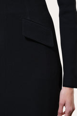 Harper Japanese Crepe Mock Neck Mini Dress | Elie Tahari BLACK
