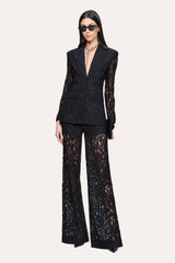 Fleur Lace Pant | Elie Tahari BLACK