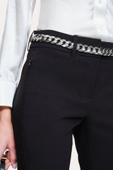 Ella Fit & Flare Pant | Elie Tahari BLACK