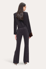 Cropped Corduroy Jacket | Elie Tahari BLACK