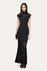 Seraphine Lace Dress | Elie Tahari BLACK