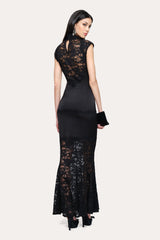 Seraphine Lace Dress | Elie Tahari BLACK