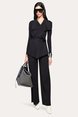 Milano Sculpt Wrap Jacket | Elie Tahari BLACK