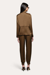 Olivia Utility Satin Jacket | Elie Tahari SAVOY