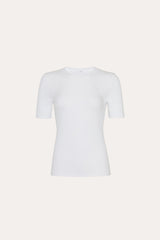 Classic Rib Tee | Elie Tahari WHITE