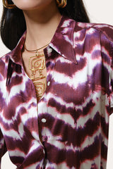 Lila Ikat Silk Button Down | Elie Tahari IKAT