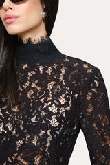 Isabella Lace Top | Elie Tahari BLACK