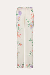 Frances Floral Silk Pant | Elie Tahari PETALE D'ORO