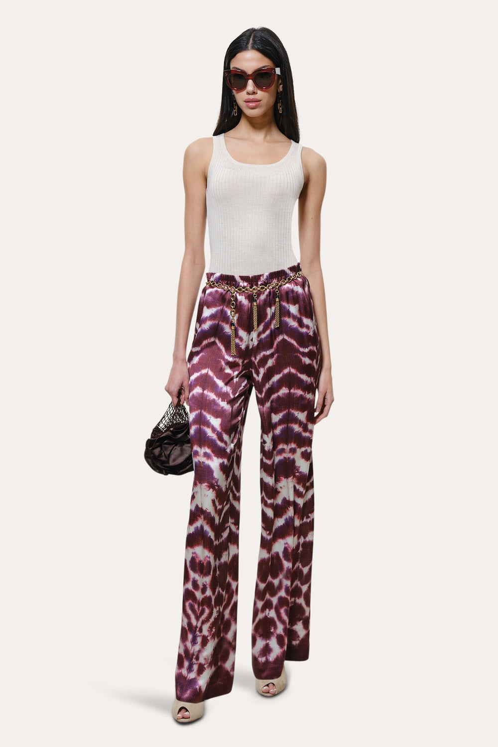 Lila Ikat Silk Pant | Elie Tahari IKAT