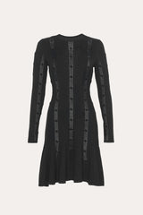 Silk Knitted Dress | Elie Tahari BLACK