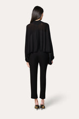 Overlay Two Piece Tube Top Sweater | Elie Tahari BLACK