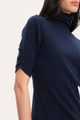 Cash-Wool Sweater | Elie Tahari MIDNIGHT