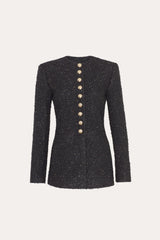 Boucle Structured Jacket | Elie Tahari BLACK MULTI