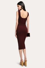 Sylvie Milano Pointelle Midi Dress | Elie Tahari SIENNA