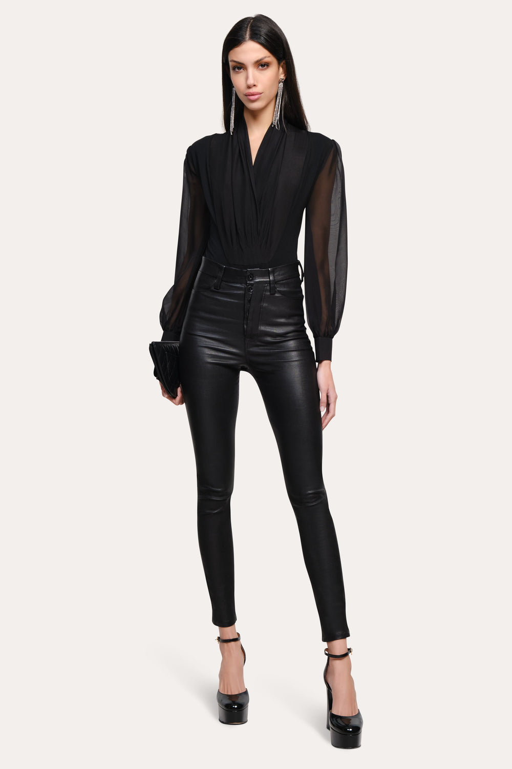 Vivian Bodysuit | Elie Tahari BLACK