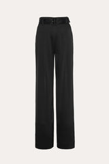 Satin Belted Pant | Elie Tahari BLACK