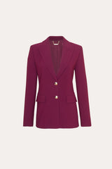 Double Button Blazer | Elie Tahari MULBERRY