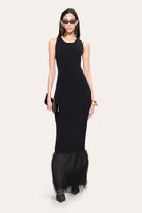Fringe Sculpt Dress | Elie Tahari BLACK