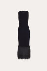 Fringe Sculpt Dress | Elie Tahari BLACK