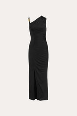 Asymmetric Chain Gown | Elie Tahari BLACK