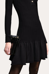 Hudson Knit Dress | Elie Tahari BLACK