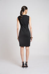 Gilded Knit Dress | Elie Tahari BLACK