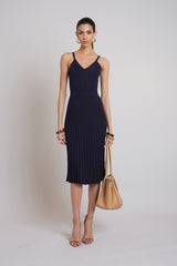 Rib Knit Dress | Elie Tahari INDIGO