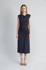 Matte Jersey Dress | Elie Tahari INDIGO