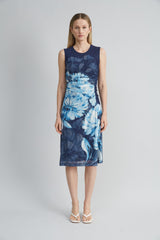 Midnight Shadow Mesh Dress | Elie Tahari MULTI