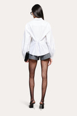 Cleo Poplin Shirt | Elie Tahari WHITE