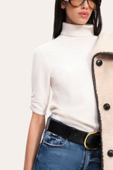 Cash-Wool Sweater | Elie Tahari SNOW