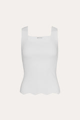 Scallop Hem Tank | Elie Tahari PEARL