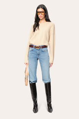 Cashmere Wool Pullover | Elie Tahari BEIGE