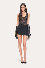 Shadow Scoop Tank | Elie Tahari BLACK