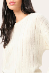 Cashmere Wool Pullover | Elie Tahari IVORY