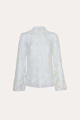 Embroidered Chiffon Shirt | Elie Tahari PEARL