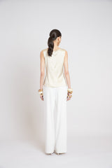 Silk Cascade Top | Elie Tahari DRIFTWOOD
