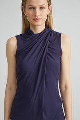 Sleeveless Twist Neck Knit | Elie Tahari STARGAZER
